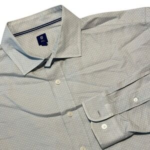 FootJoy FJ 1857 Shirt Mens XL‎ Blue Long Sleeve Button Down Performance Stretch